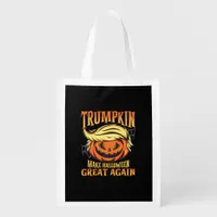 Trumpkin - Donald  Make Halloween Great Again  Grocery Bag
