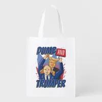 Dumb and Trumper  Grocery Bag