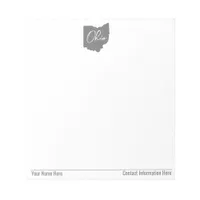 Ohio Buckeye Proud Notepad