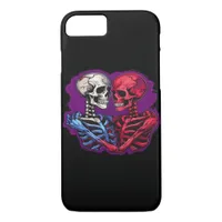 American Traditional Skeleton Holding Hands Tattoo iPhone 8/7 Case