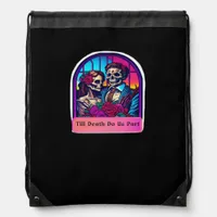 Till Death Do Us Part  Classic Drawstring Bag