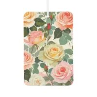 Pretty Roses Floral Elegant Garden Blooms Air Freshener