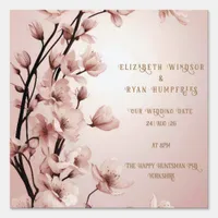 Blossoms of Love" Wedding Invitation Collection Sign