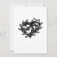 Til Death Do Us Classic Holiday Card