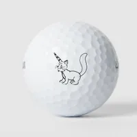 Unicorn Cat Golf Balls