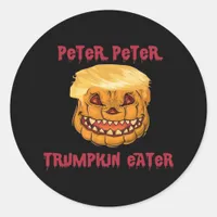 Trumpkin Pumpkin Eater Classic Classic Round Sticker