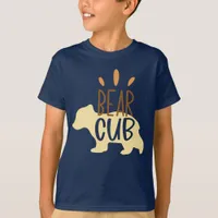 Bear Cub Typography T-Shirt