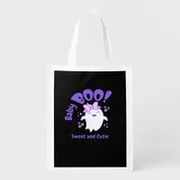 Baby Boo Sweet Toddler Halloween Design Grocery Bag