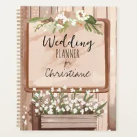 Rustic Barn Wedding Planner | Photo & Name Design