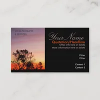 Gully Sunset Quench Business Card