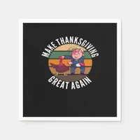 Make Thanksgiving Great Again Trumpkin – Funny Tur Napkins