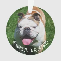 Always in our Hearts, Dog Remembrance Ornament