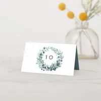 Eucalyptus botanical Wedding Place Card