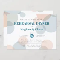 Wedding Rehearsal | Bold Whimsical Confetti Dots Invitation