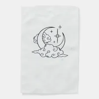 Whimsigoth Clouds Moon Witchy Classic Garden Flag
