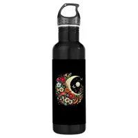 Aesthetic Goblincore Cottagecore Mushroom Funny Ar Stainless Steel Water Bottle