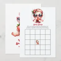 Berry Sweet Baby On The Way Baby Shower Bingo Game Invitation