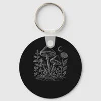 Cottagecore Mushrooms Fungi Goblincore Aesthetic Keychain