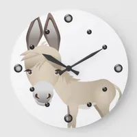 Cute  Donkey Wall Clock