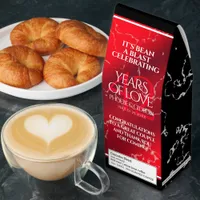 Elegant 42nd Jasper Wedding Anniversary Roasted Coffee