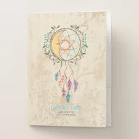 Moon Dream Catcher ID378 Pocket Folder