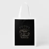 Goblincore Aesthetic Academia Cottagecore Mushroom Grocery Bag