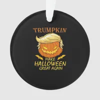 Trumpkin Make Halloween Great Again – Retro Pumpki Ornament