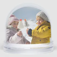 Grandchildren Photo for Grandparents - Christmas Snow Globes