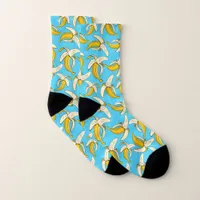 Funky Cool Novelty Banana Print Fruit Patterned Socks