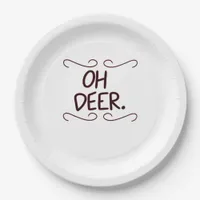 Alastor Oh Deer Creative Art Design Paper Plates