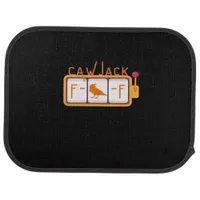 F-Caw-F Jackpot Retro Graphic Car Floor Mat