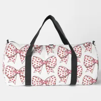 Bow heart Mama Matching Labor & Delivery Hospital Duffle Bag