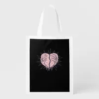 Skeleton Hand With Heart Classic Grocery Bag