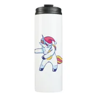 Christmas Unicorn Thermal Tumbler