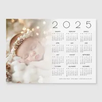 2025 Calendar Photo Overlay Baby Happy New Year