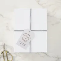 Logo Company Name Corporate Any Color Gift Tags