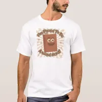 Word Nerd Book Fun Reader Cartoon Design T-Shirt