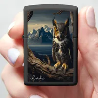 Great Horned Owl Powerful Talons The Hunter's Grip Zippo Lighter