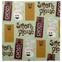 Cute Smore Ingredients Pattern Cloth Napkin