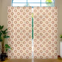 Southwest Chile Ristra Wreath All Over 50x108 Inch Sheer Curtains