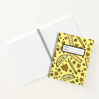 Yellow Back to School Ruler Spiral Notebook