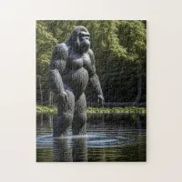 Reflection of Bigfoot in Water Jigsaw Puzzle