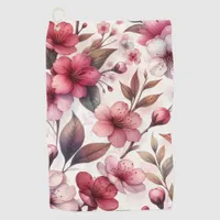 Cherry Blossom Golf Towel