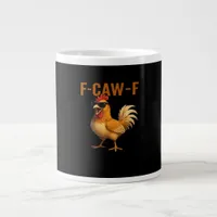 F-Caw-F Chicken Classic Aesthetic Design Giant Coffee Mug