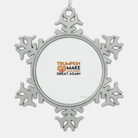 Halloween Trumpkin Funny – Classic Maga Costume De Snowflake Pewter Christmas Ornament