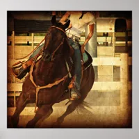 Turning Horse Poster