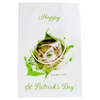 Cute Leprechaun St. Patrick's Day Medium Gift Bag