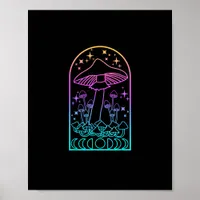 Cottagecore Aesthetic Goblincore Mushroom Academia Poster