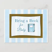 Bring a Book for Baby Baby Shower Card