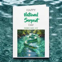 Happy National Serpent Day | February 1st Card